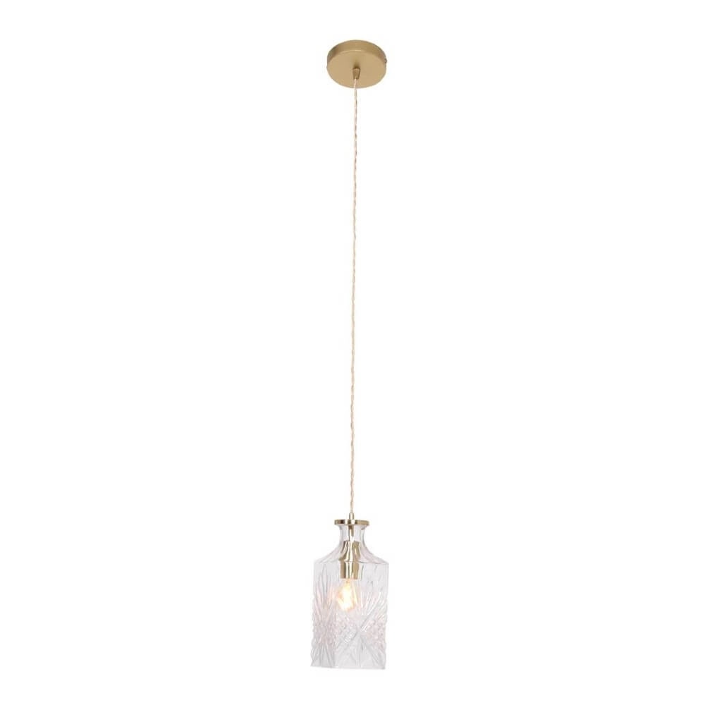 Lampe suspendue classique Grazioglass Ø 10 cm Steinhauer 8712746166347