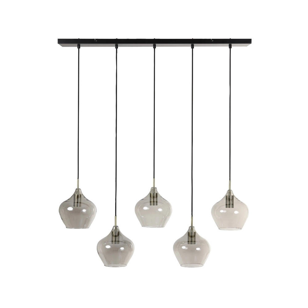 Lampe suspendue Rakel 5 lumières Light & Living 8717807303242