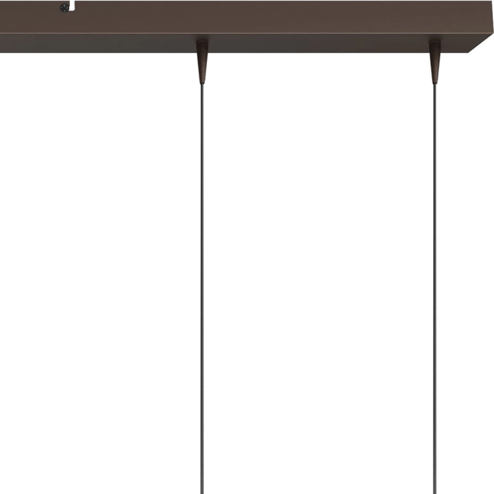 Lampe suspendue à 6 lampes Talana 130 cm cacao brun Ø 6 cm DTW Masterlight 8718121361307