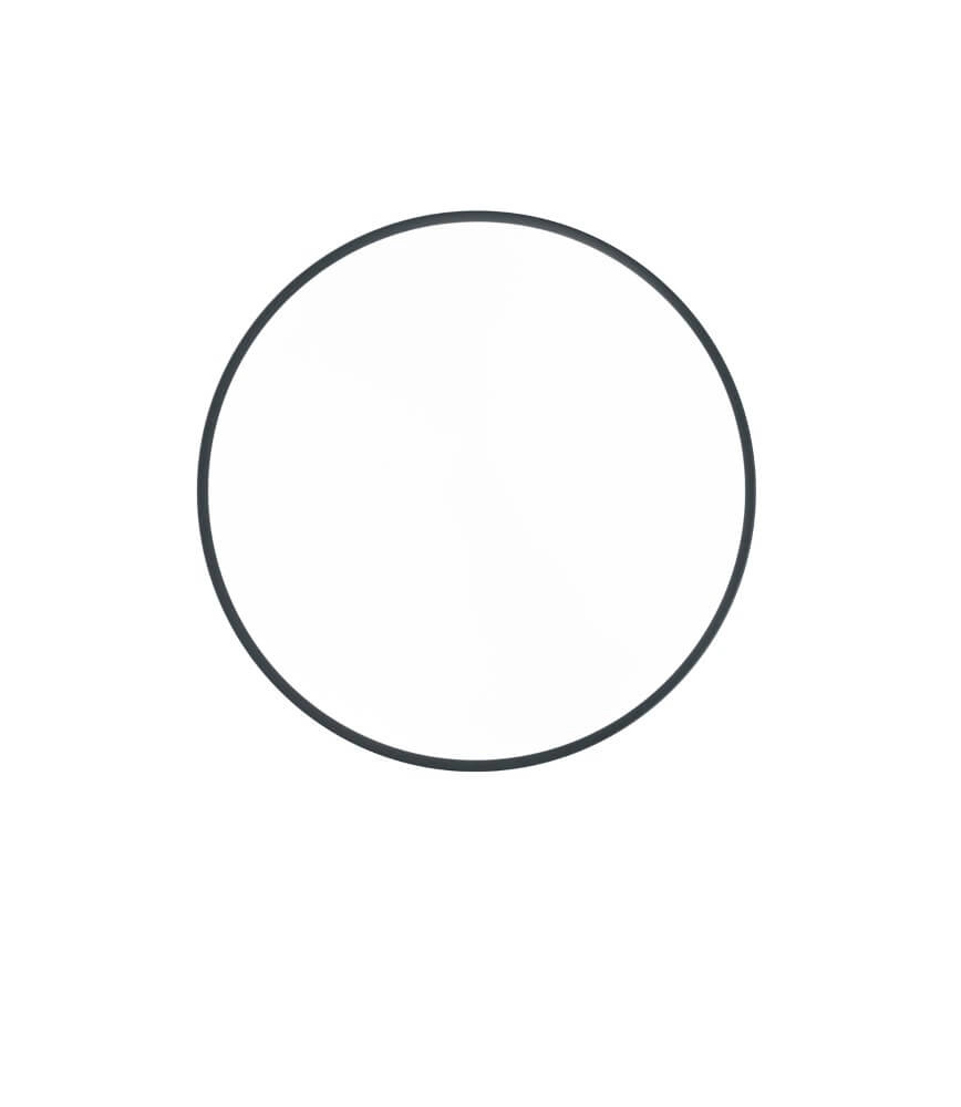 Plafonnier noir Waco Ø49cm Trio 4017807525069