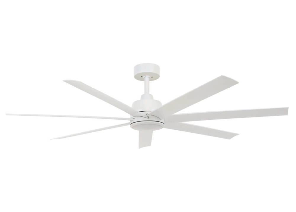 Ventilateur de plafond blanc Atlanta Led Ø 142 cm IP55
