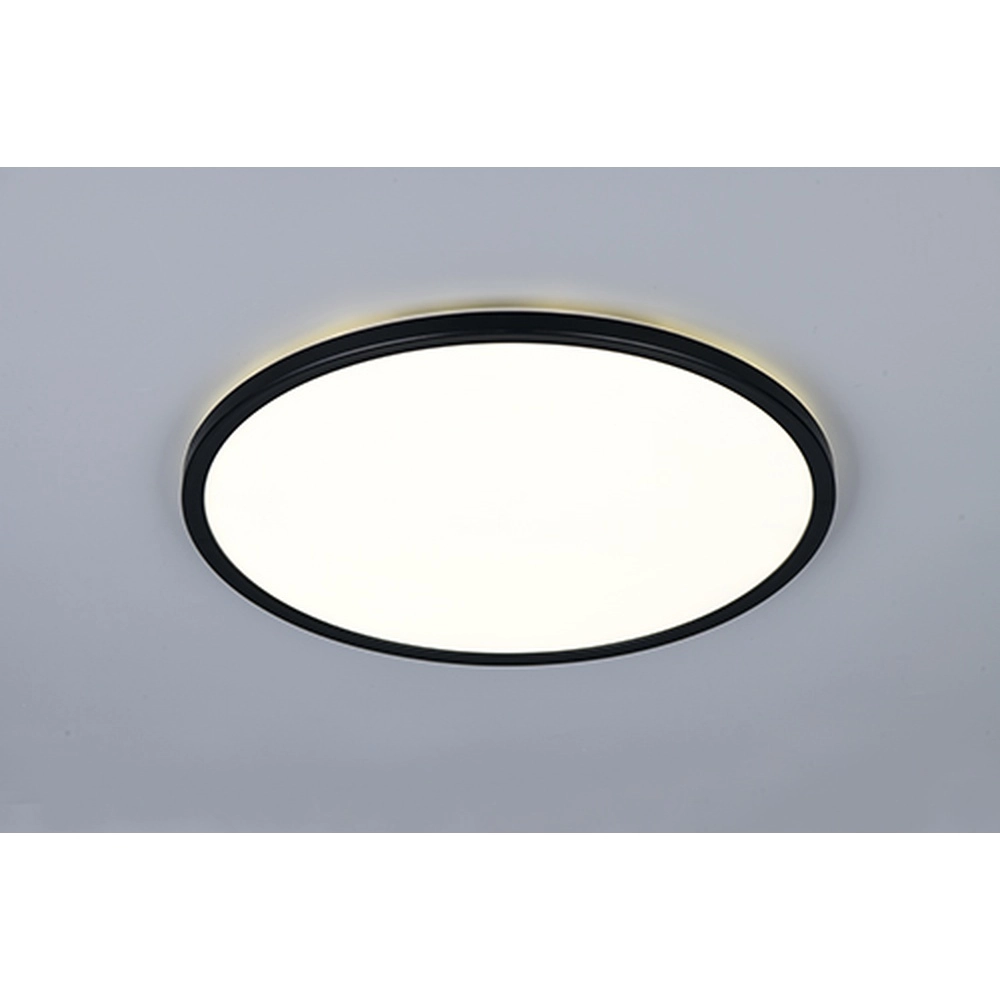 Éclairage de plafond rond Emra noir Ø 42cm Trio 4017807704150