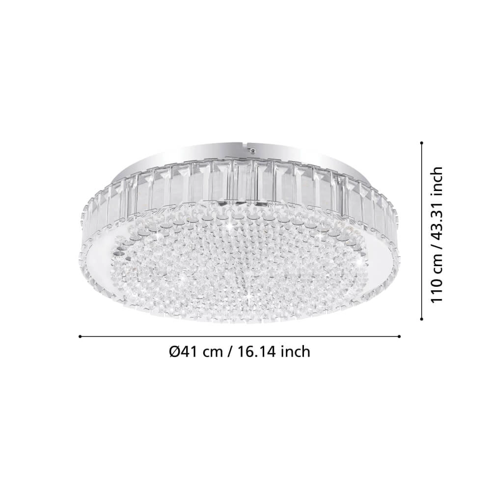 Crystal ceiling lamp Balparda LED - Ø 41cm Stars of Light 9002759397463