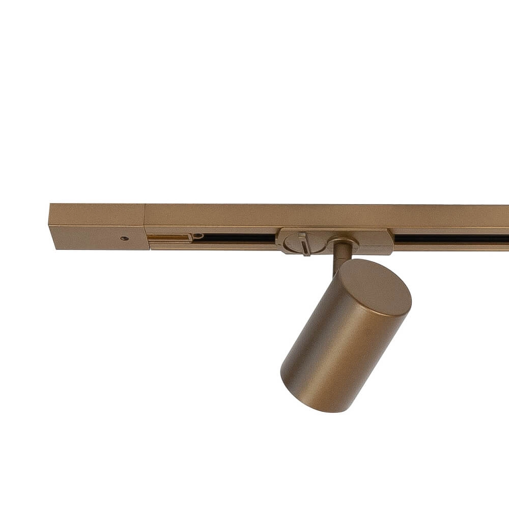 Jeu de rails monophasés 100cm Cilinder or avec 3 points Highlight 8718379047220