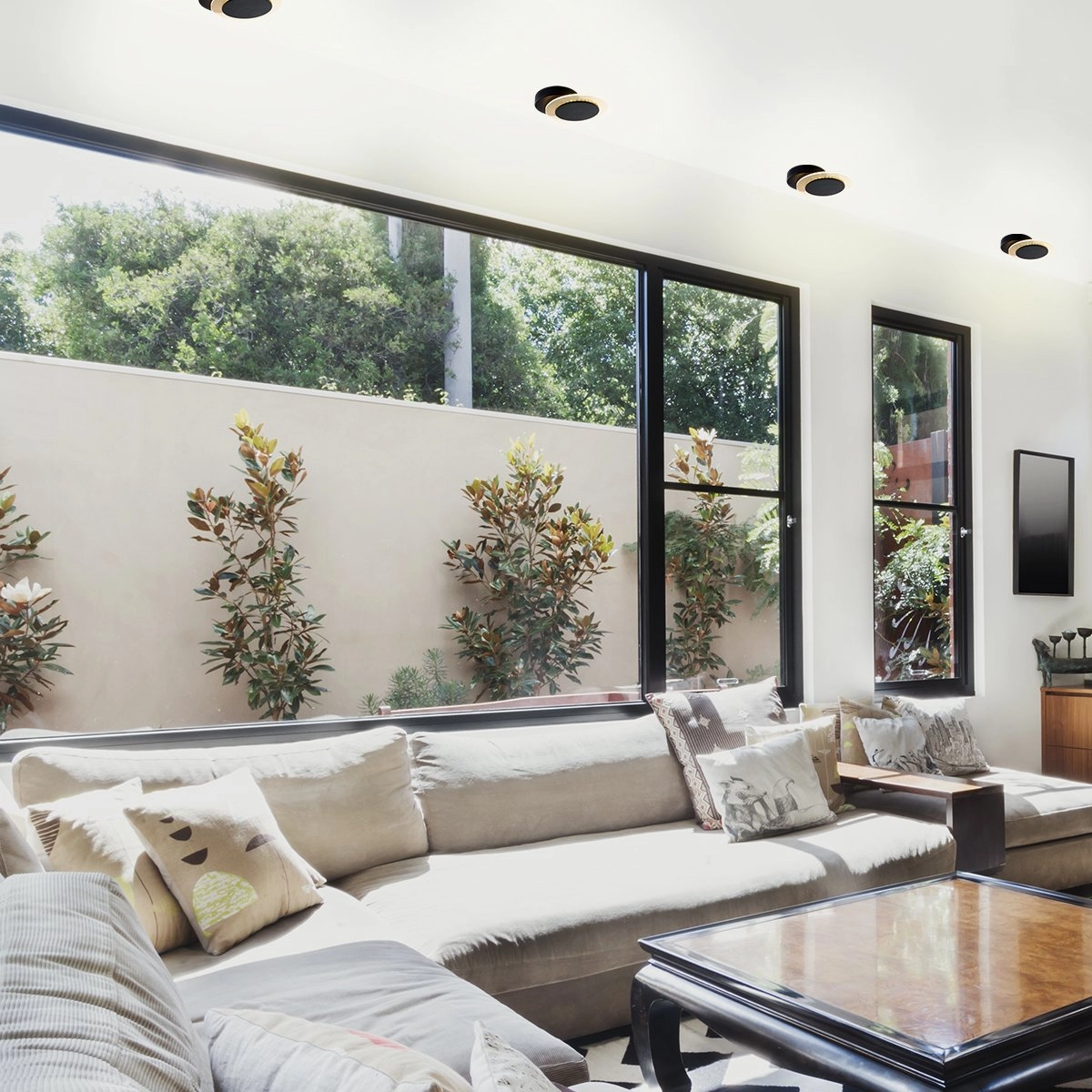 Plafonnier orientable Lido 17 cm noir Steinhauer 8712746131970