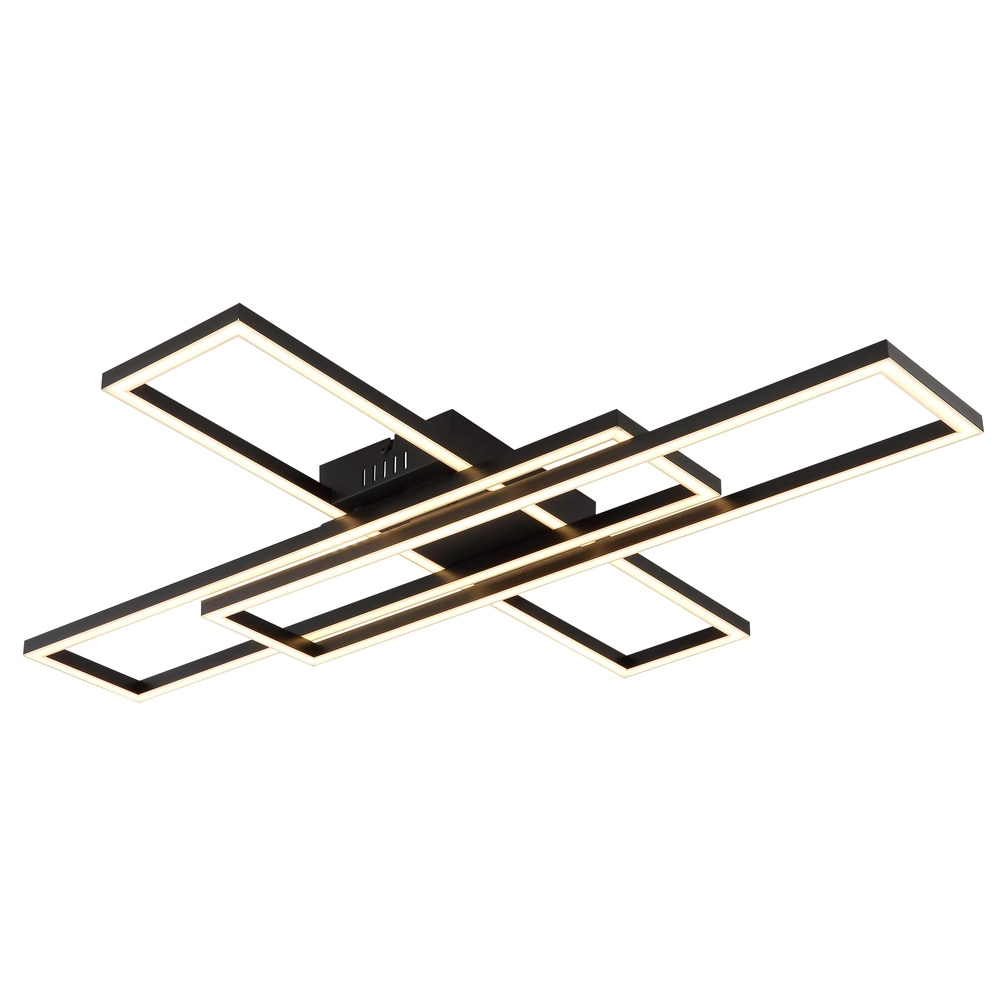 Lampe de plafond Tatjana Noir