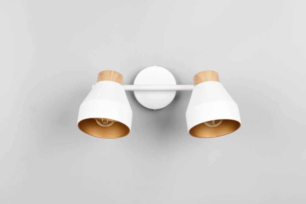 Plafonnier design 2 lumières Valentin blanc Trio 4017807637427