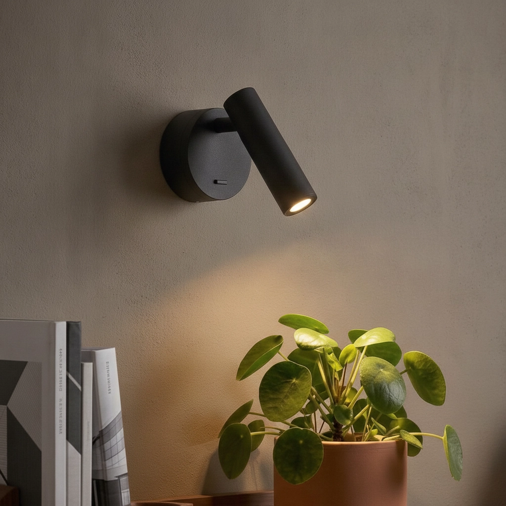 Spot mural Clip noir