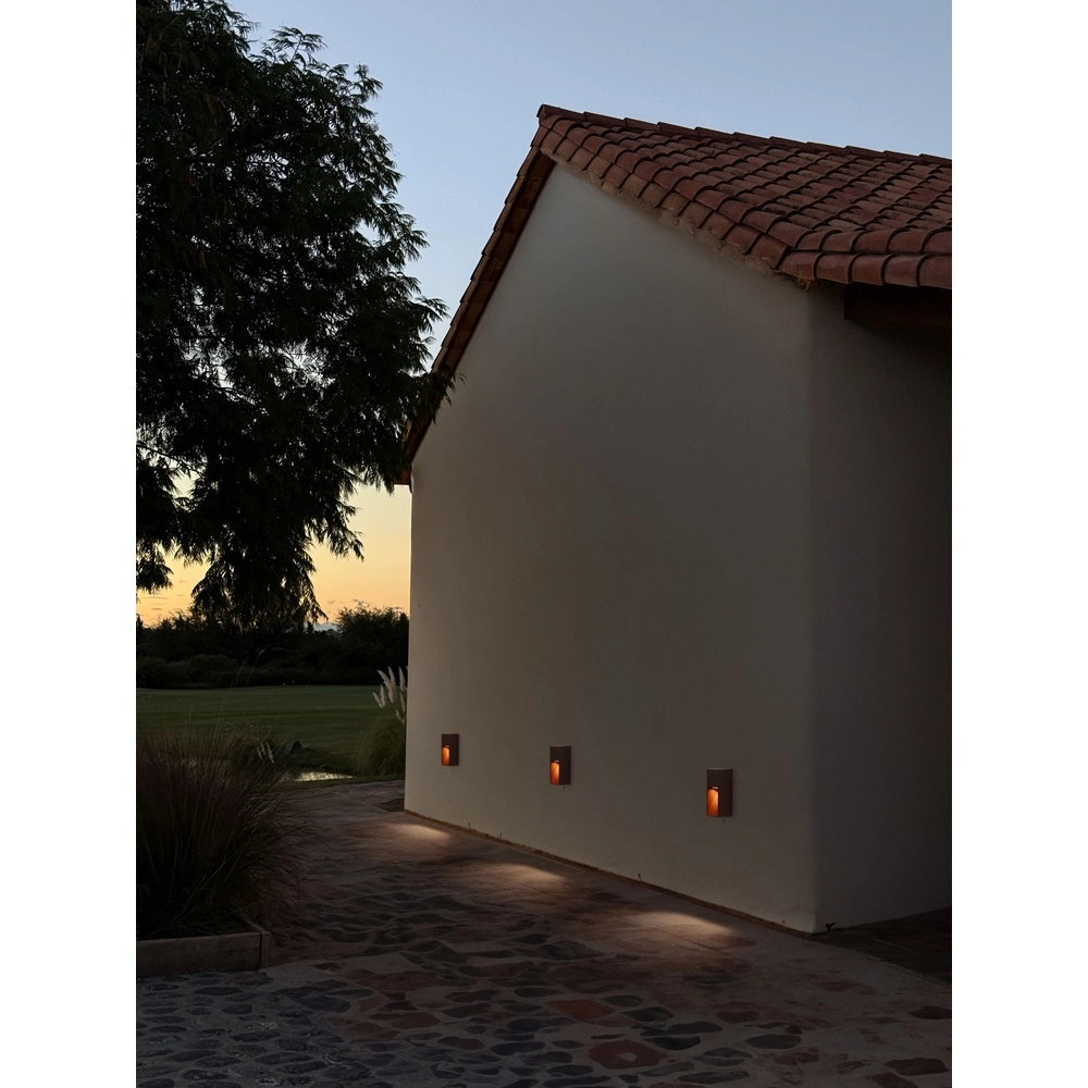 Lampe murale élégante Mazu Brun rouille Lyora 5212063504363