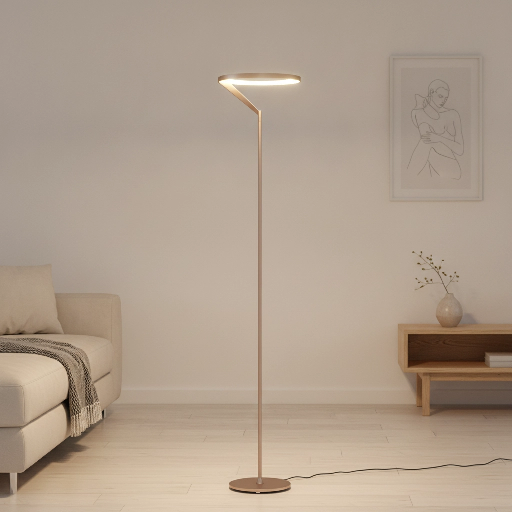 Lampadaire Tilia Brun moka