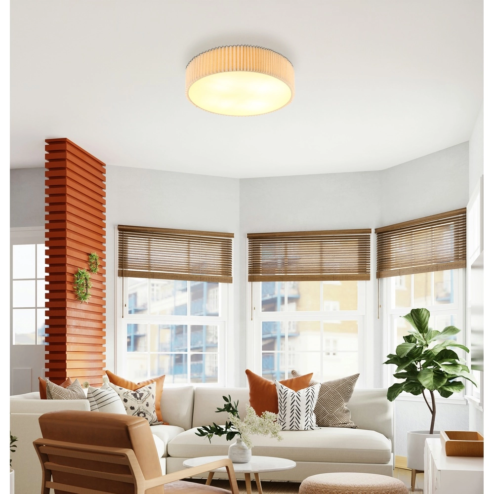 Lampe de plafond Page Ø 53cm blanc Globo 9007371533602
