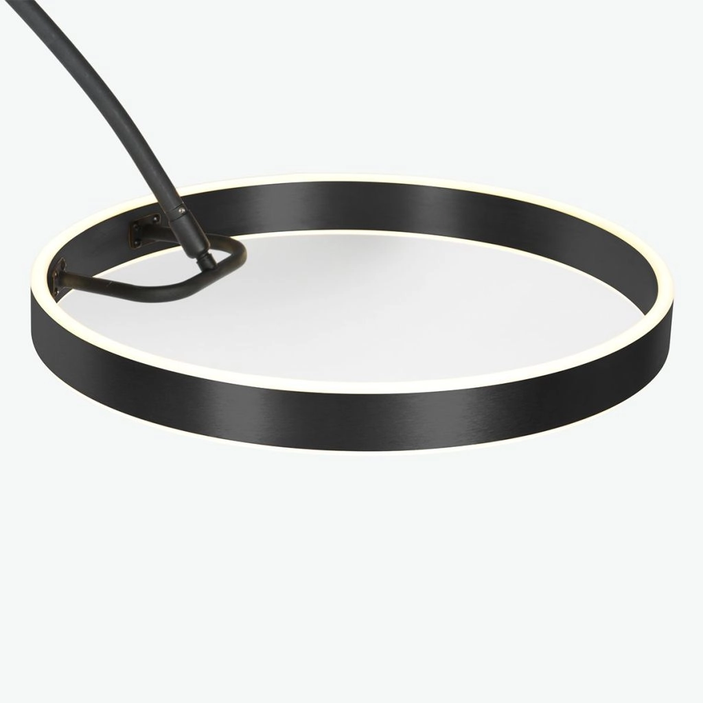 Lampe à arc moderne Luna-Arc Noir Steinhauer 8712746180190