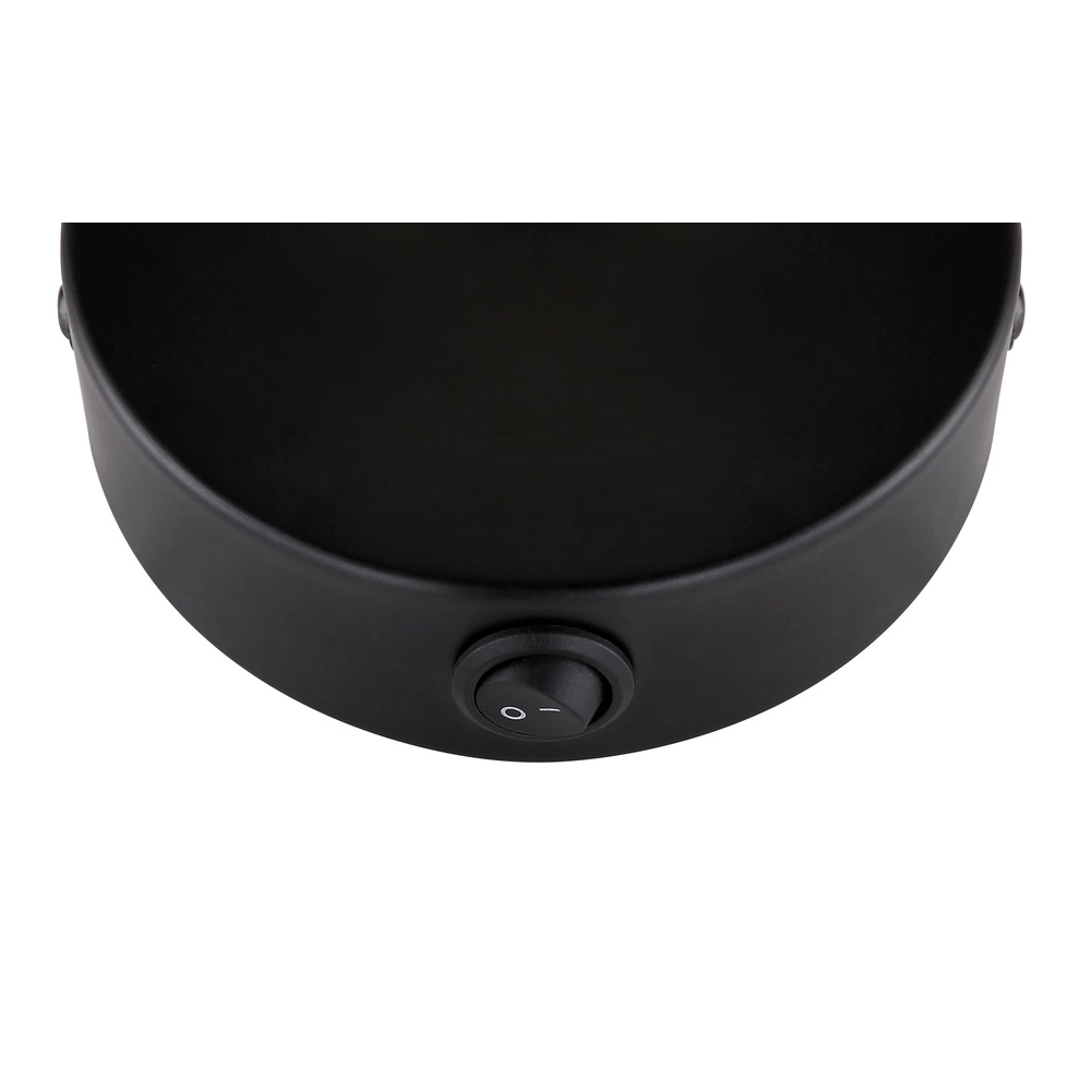 Lampe murale de conception Jay noir de fumée Globo 9007371393398