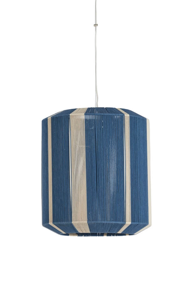 Suspension Kozana bleu avec crème Ø 48cm Light & Living 8717807716813