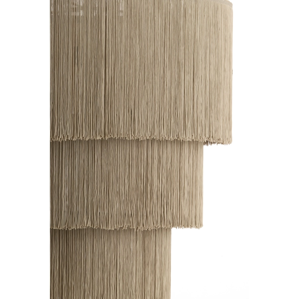 Lampe pendante à corde Malaika Ø 45cm - taupe Light & Living 8717807816391