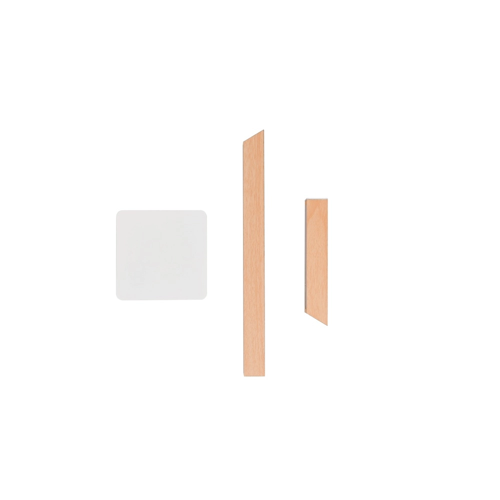 Lampe de table design Skip Rechargeable blanc avec bois Trio 4017807643503