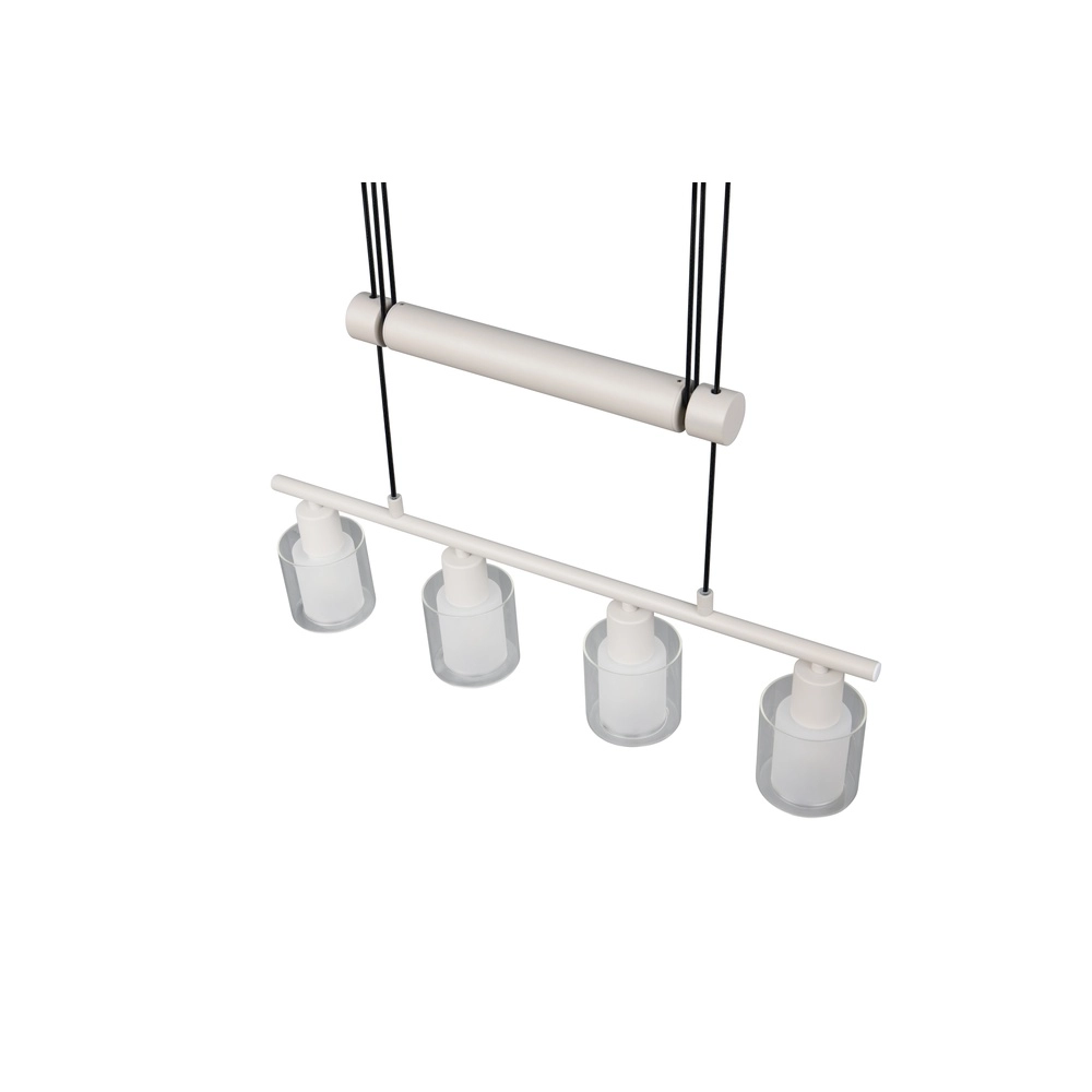 Lampe suspendue Neralo 4-gris clair Trio 4017807702910