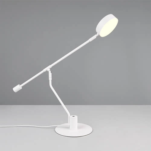 Lampe de bureau LED Manduro blanc Trio 4017807616002