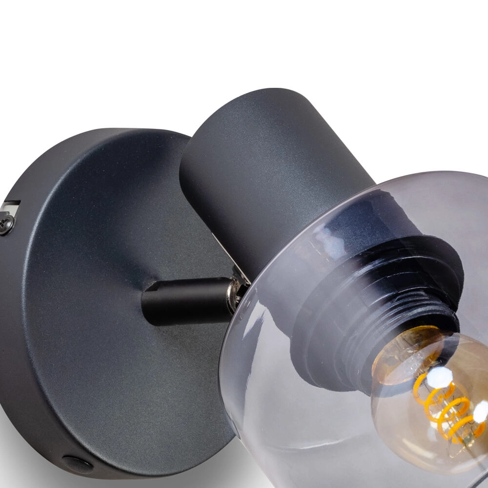 Applique Sledge Glass verre de fumée ETH 8720195302940