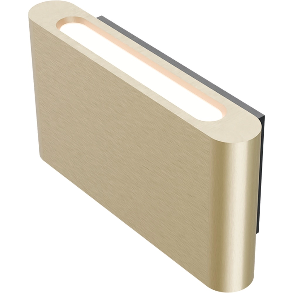 Spot mural moderne Atina 20cm doré Masterlight 8718121384986