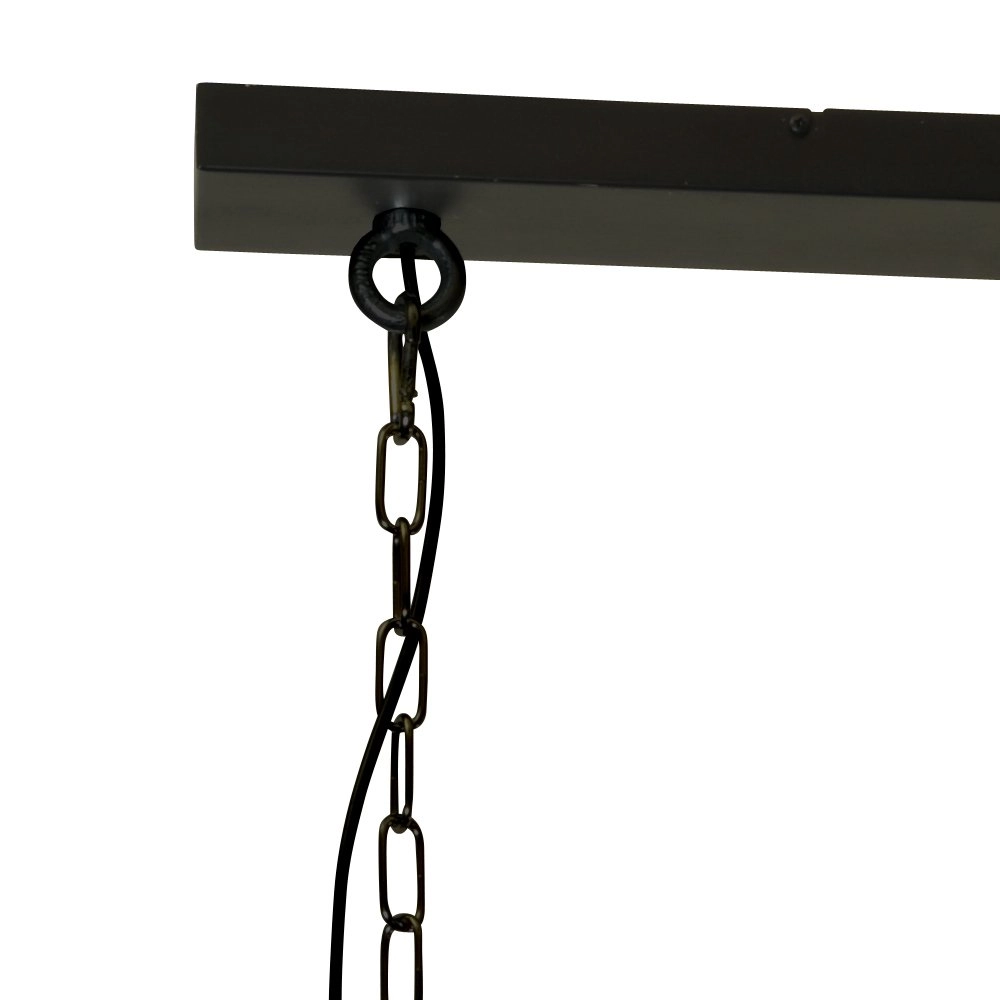 Lampe de salle à manger Industria 2x27 2 lumières noir avec gris béton Masterlight 8718121231457