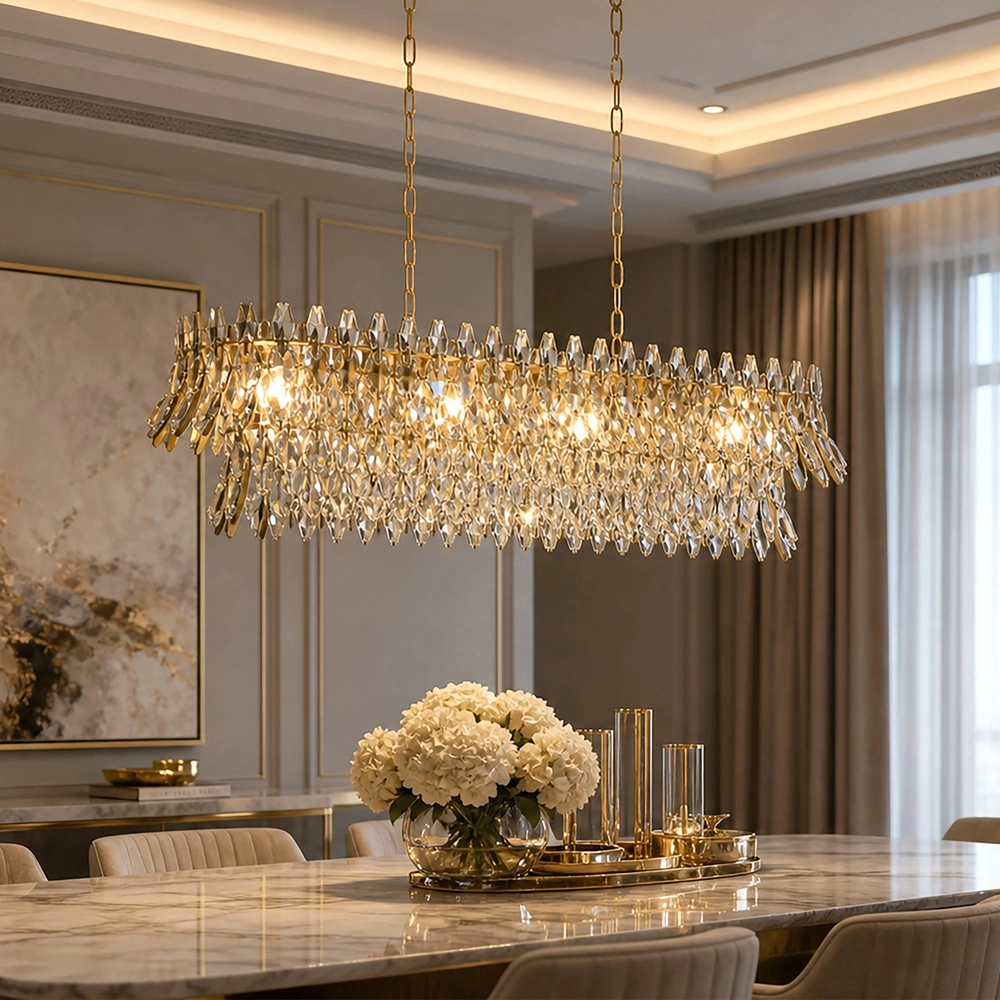 Chandelier Monarch Or 98 x 25 cm Searchlight 5,05342E+12