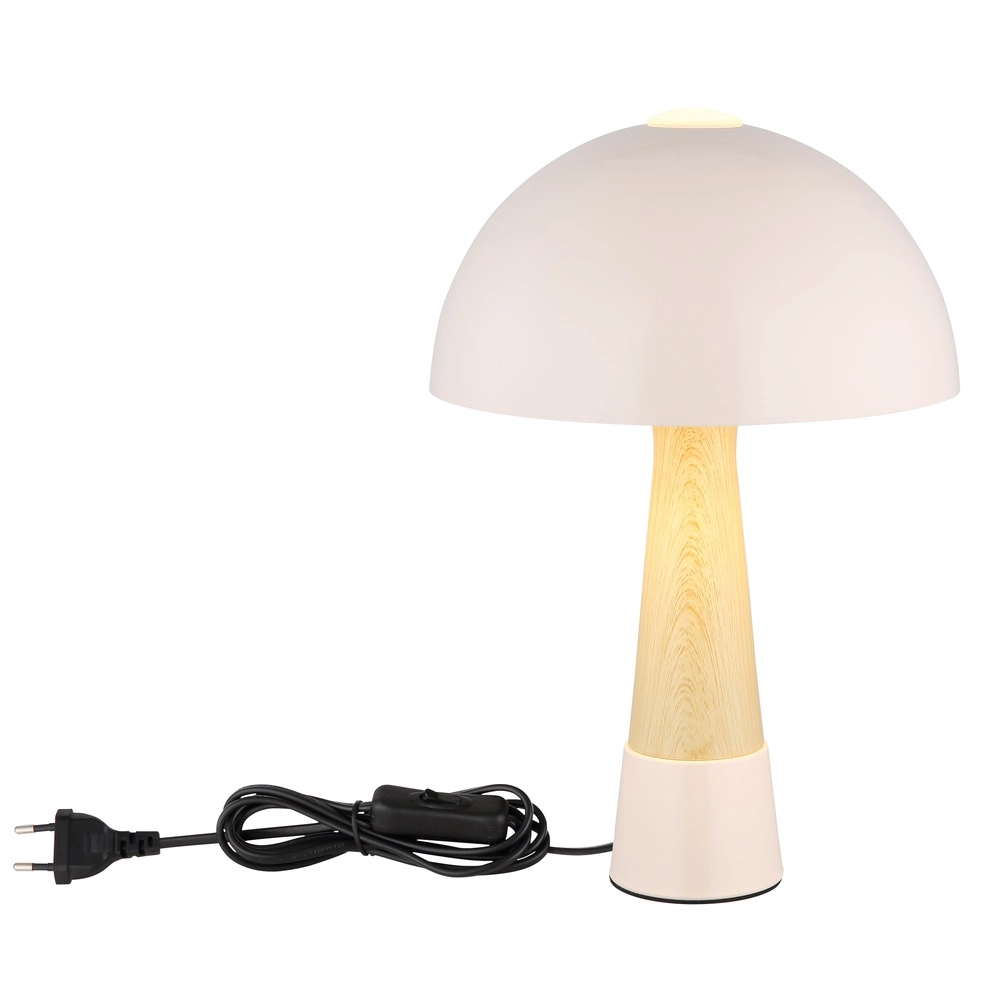 Lampe de table unique Paulin Ø 25cm champagne Globo 9007371516803