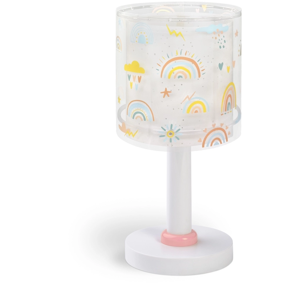 Lampe de table Rainbow rose pour chambre d’enfant Lampe de table Rainbow rose pour chambre d’enfant