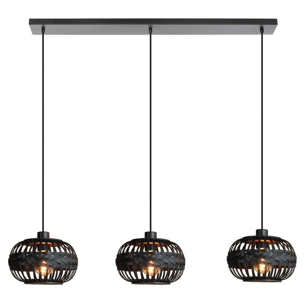 Lampe pendante de salle à manger Towcester Ø 26cm - bois