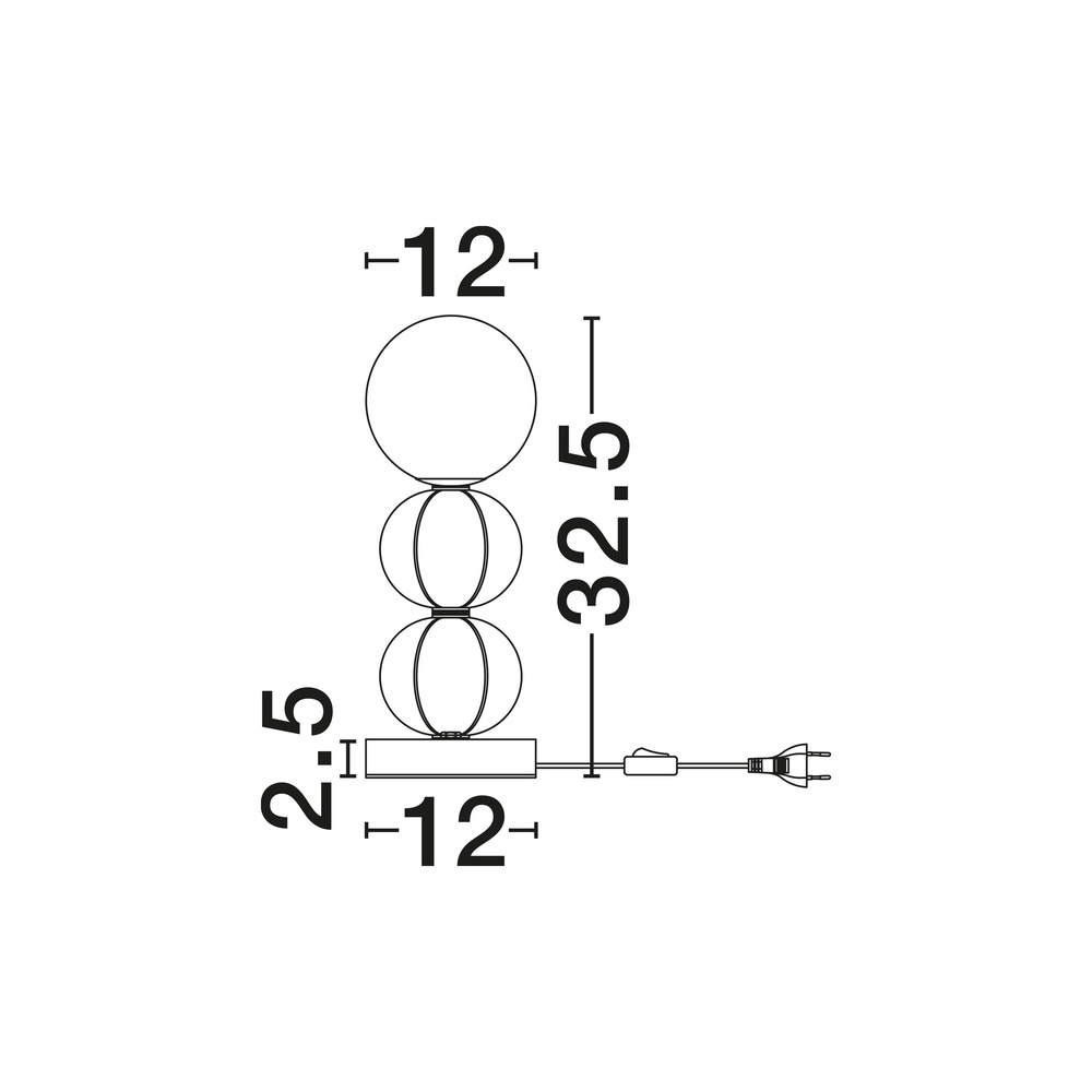 Lampe de table unique Dazz Multiples couleurs de céramiques Lyora 5212017495259