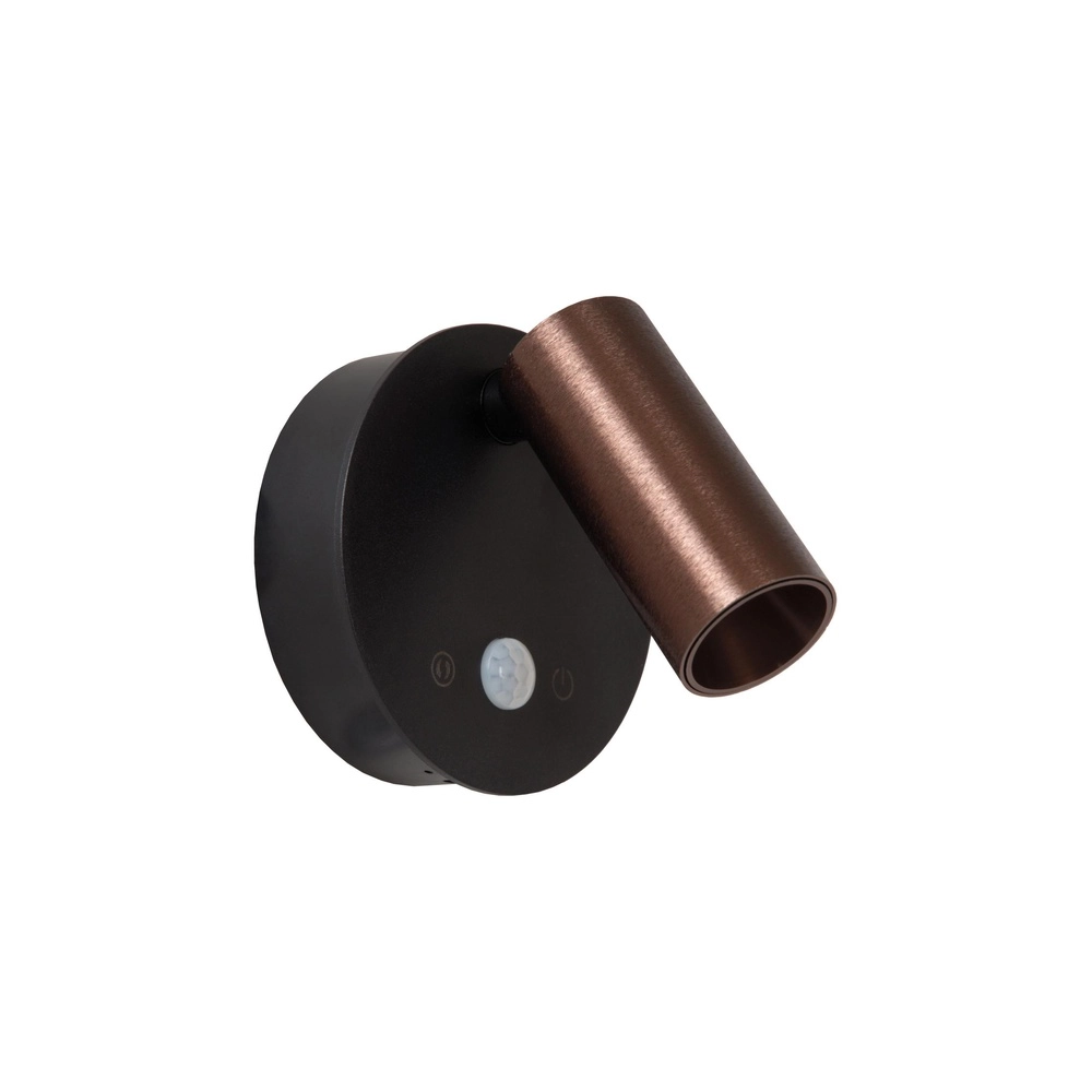 Lampe murale rechargeable avec capteur Toni Marron café magnétique