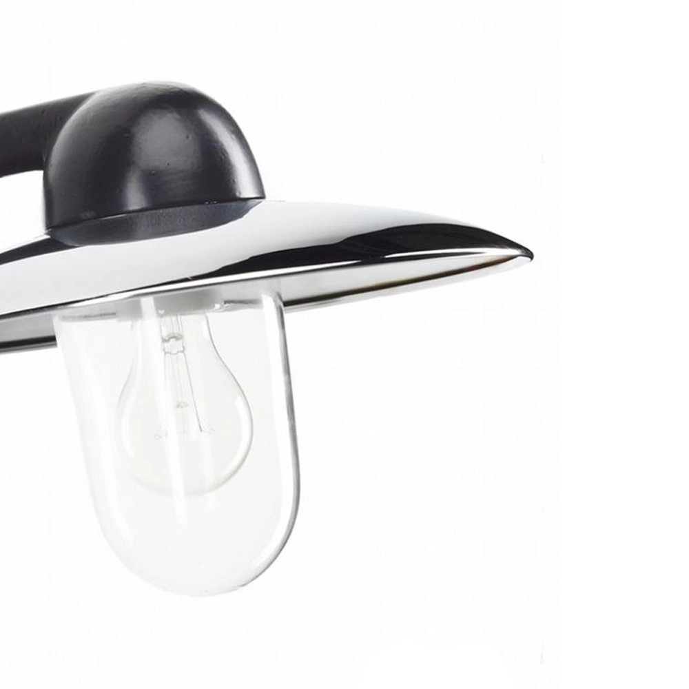 Lampe extérieure de l'industrie Fabrique noir avec chrome KS 8714732118958