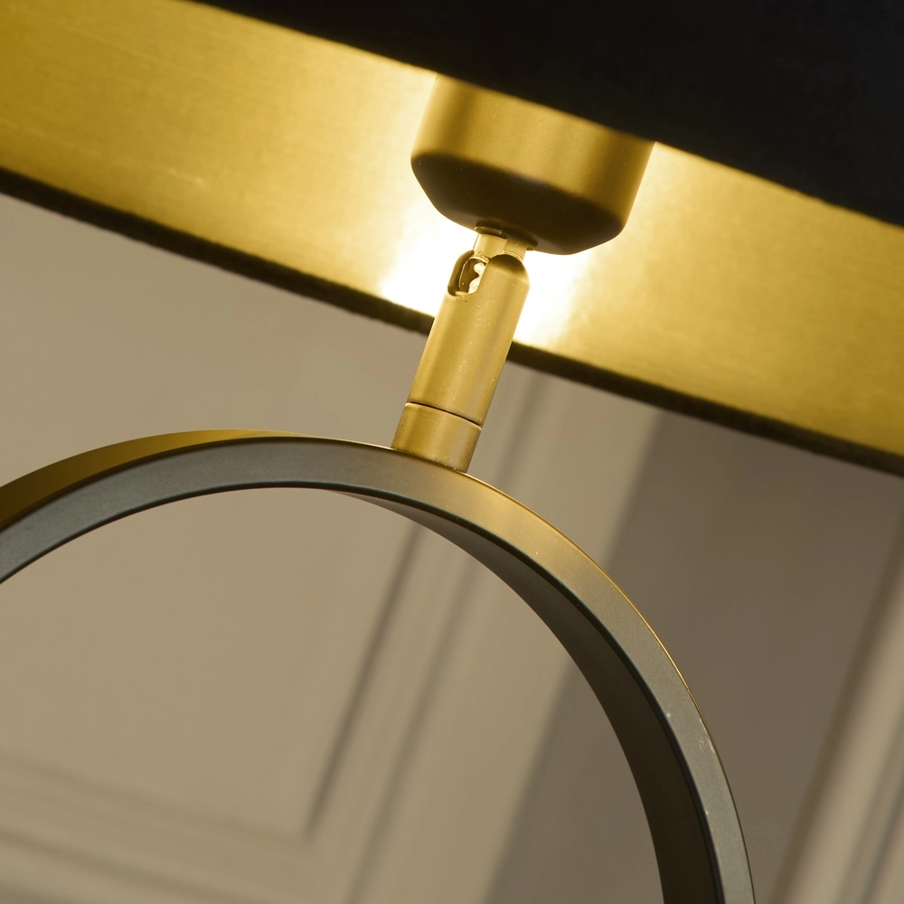 Lampadaire Modish Noir avec capuche noire Searchlight 5053423307534