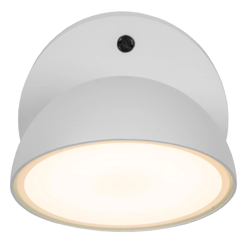 Lampe murale de conception Finn avec du capteur blanc Lucide 5411212221629