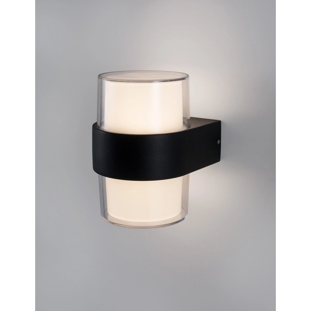 Applique murale design Darf Double Noir