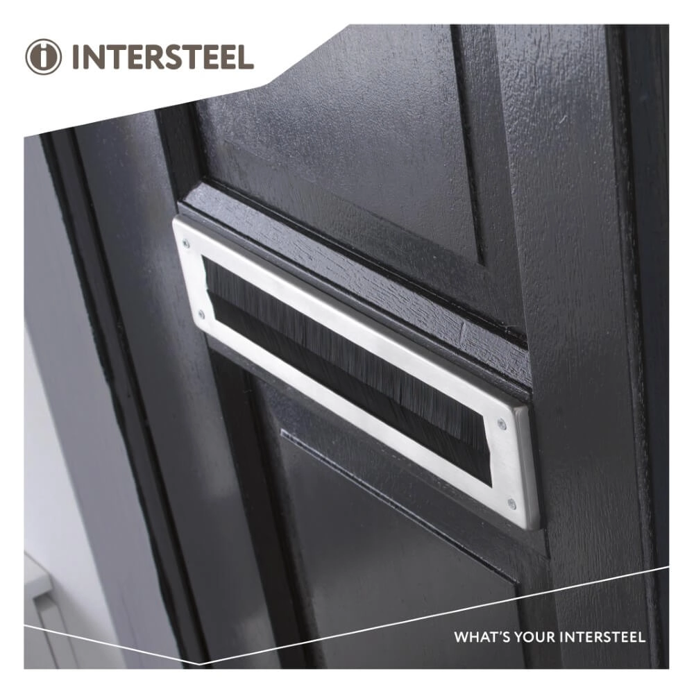 Protection contre les courants d’air Posta Acier inoxydable droit Intersteel 8714186127506