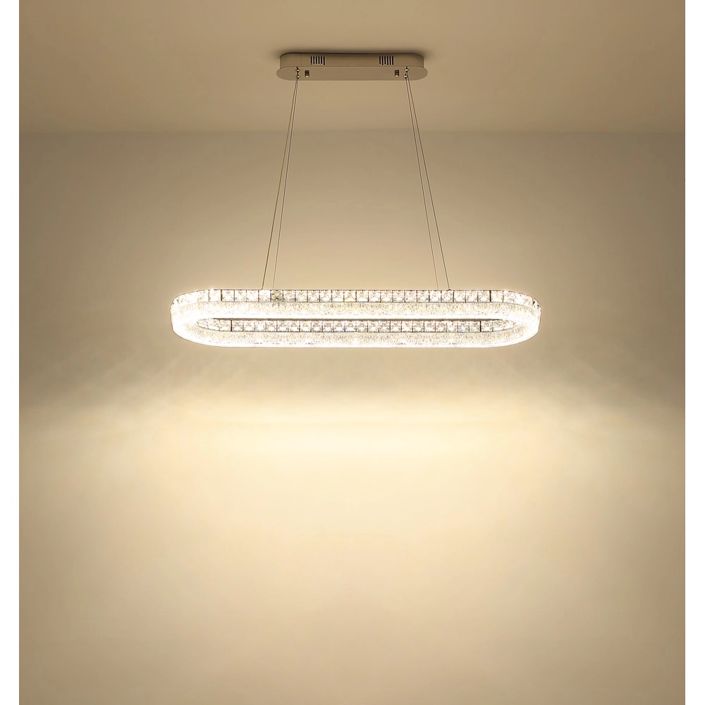 Lampe suspendue Laurel Chrome ovale Globo 9007371572779