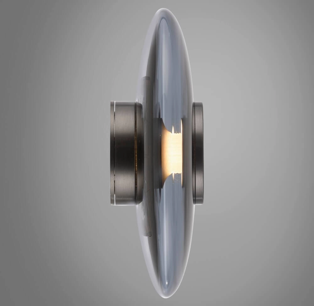 Applique design Pure Vitrum gris Paul Neuhaus 4012248382622