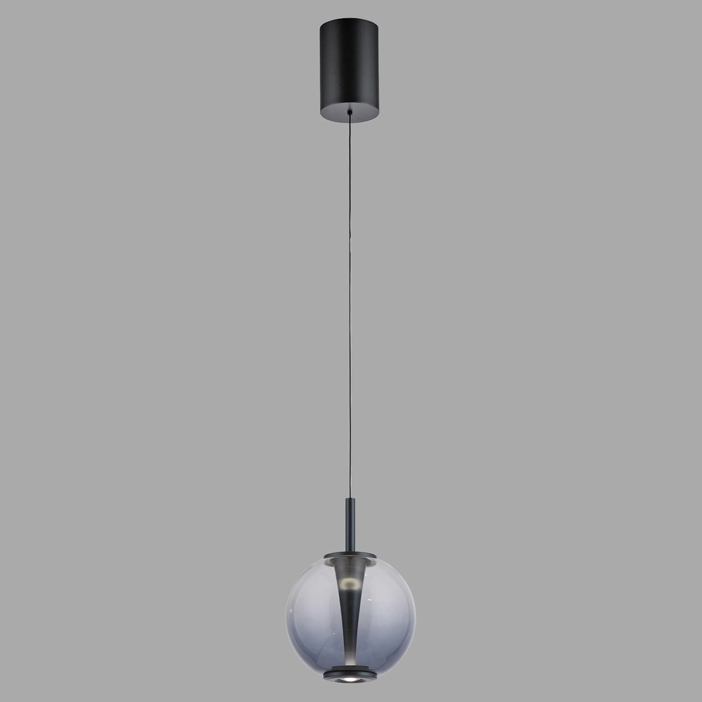 Suspension LED Pure Infinity avec verre fumé - Ø 18cm