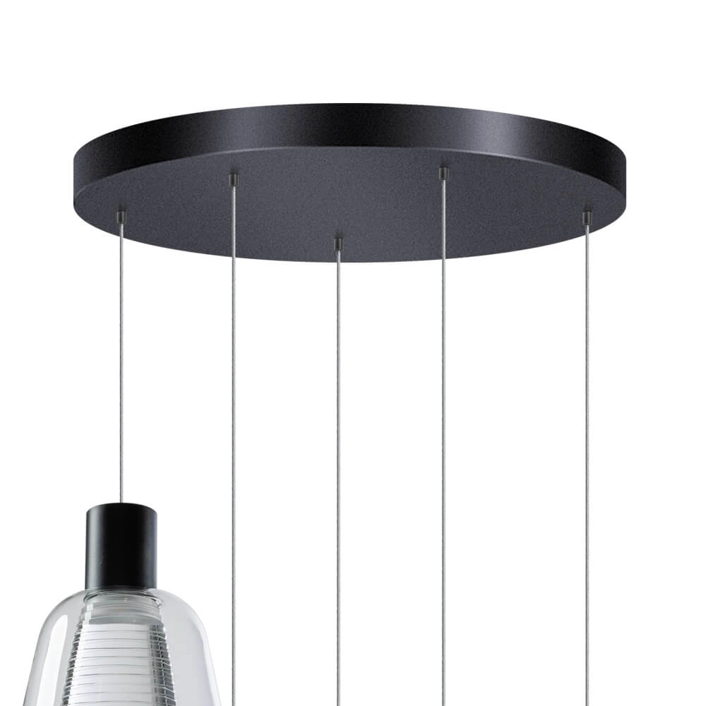 Lampe suspendue Vide Gary 5 lumières ETH 9900002611970