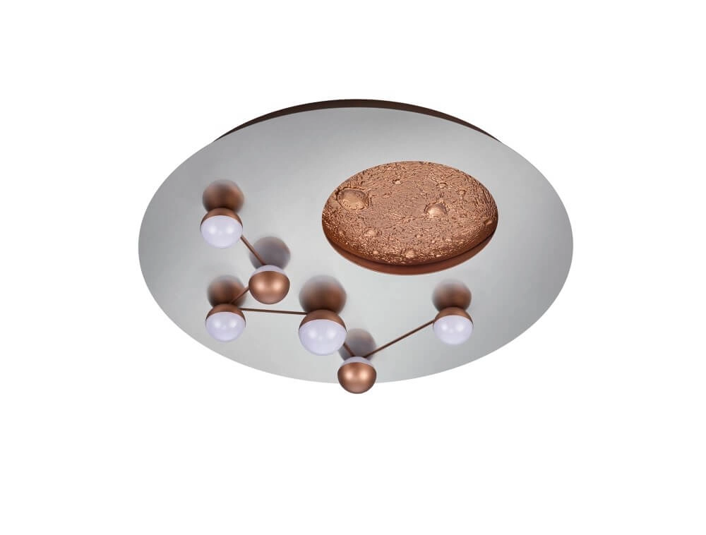 Plafonnier design Zodiac gris