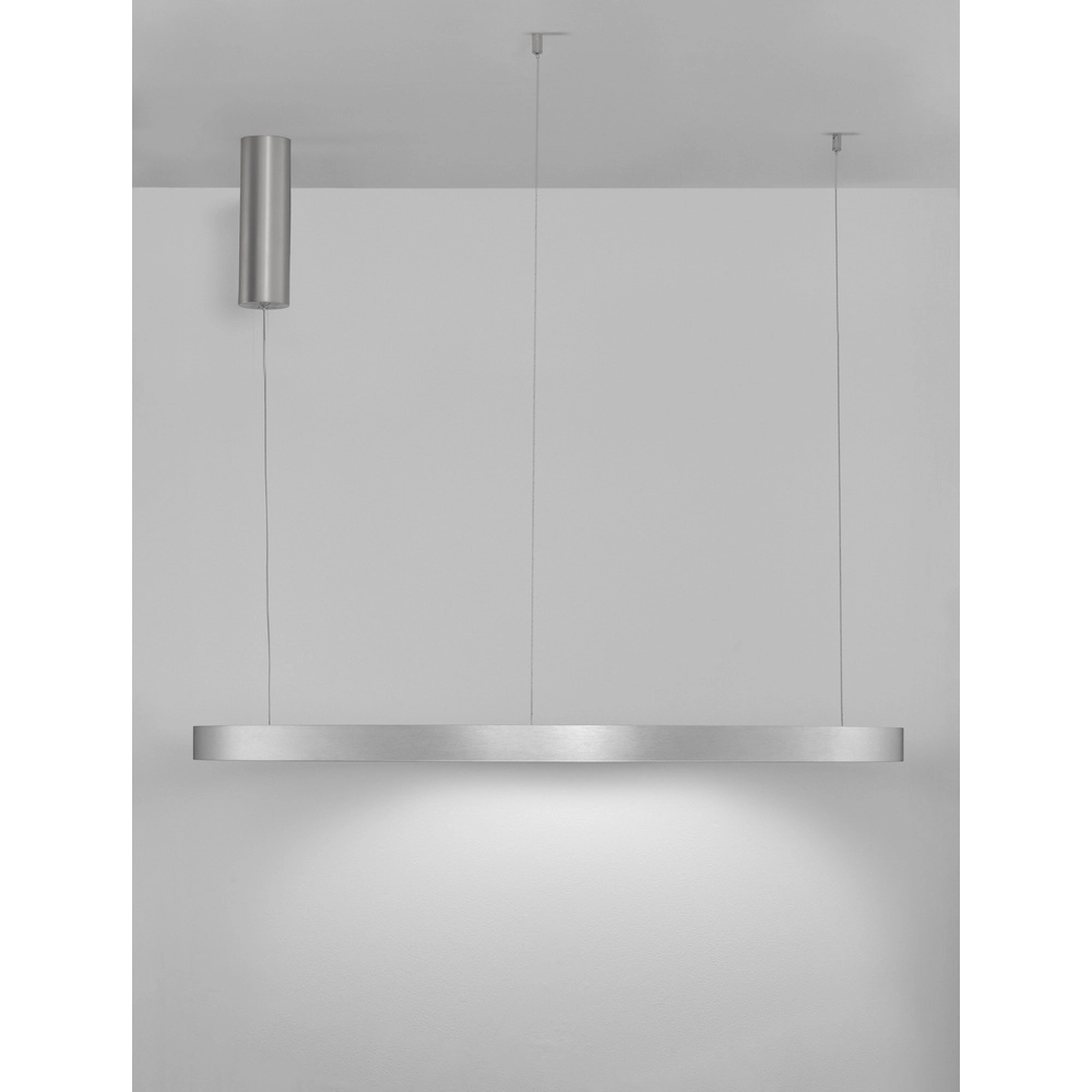 Suspension design Elowen gris argenté Ø 98cm Lyora 5212017439154