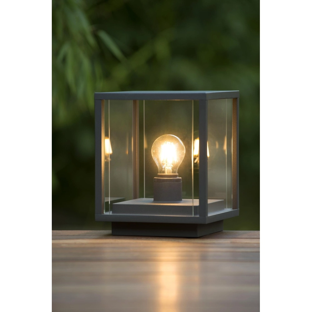 Lampe à piédestal Claire Pour les fondations anthracite Lucide 5411212271501