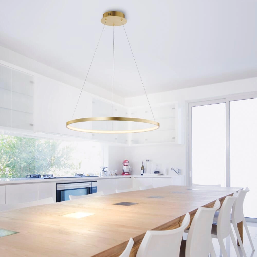 Lampe suspendue ronde Circle or Ø 60cm Just Light 4043689960414