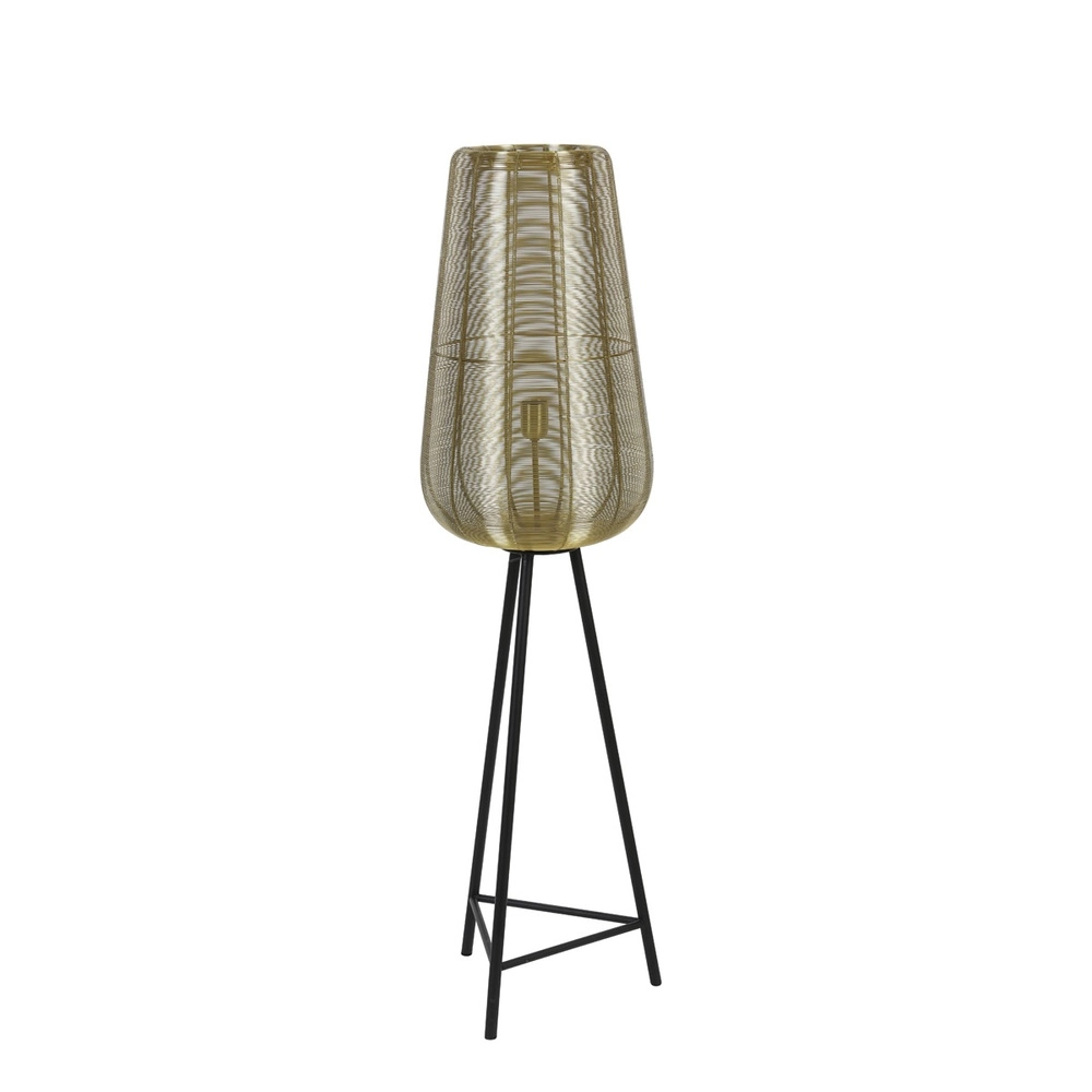 Lampe sur pied trépied Adeta Or 135cm Light & Living 8717807601294