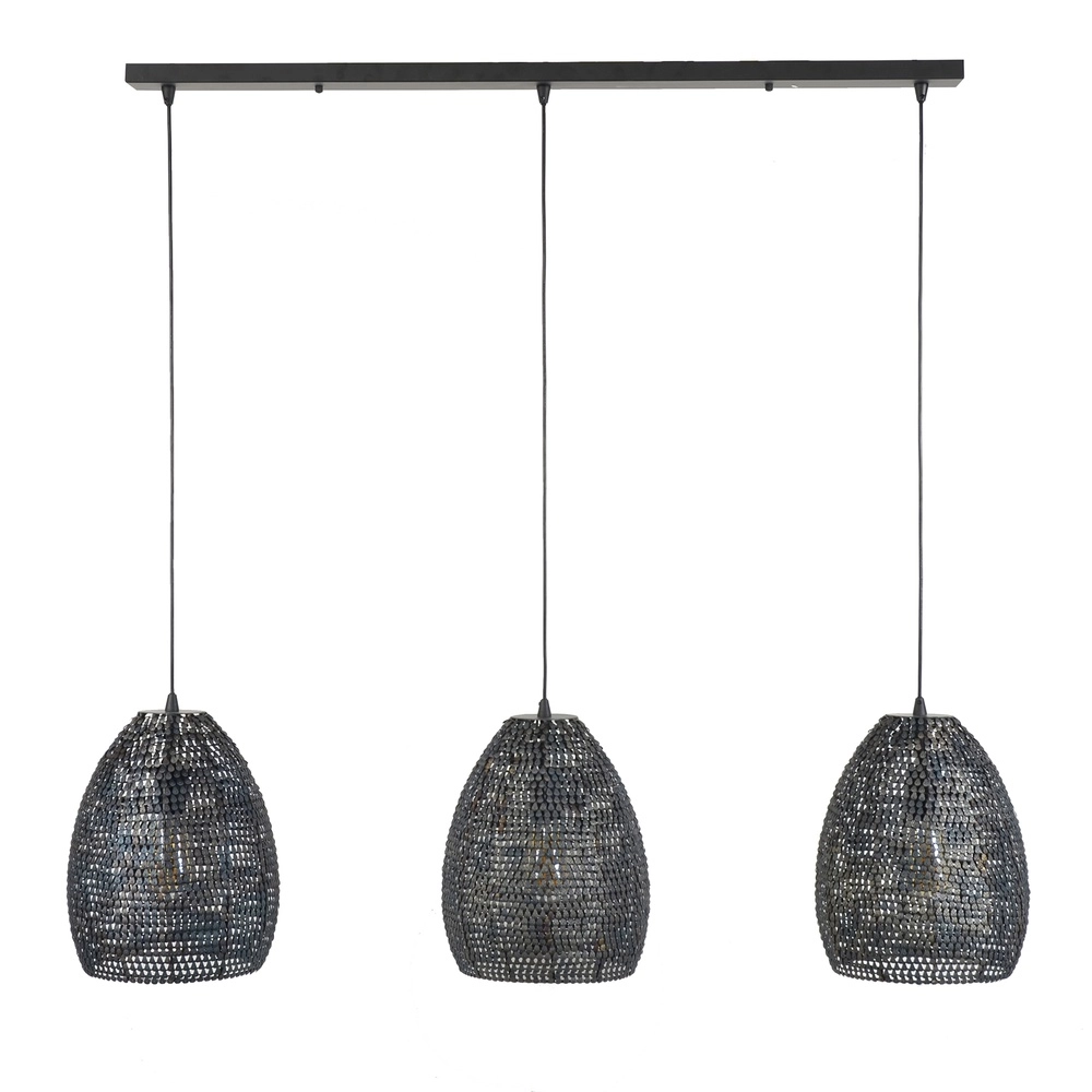 Lampe suspendue à l’échelle Armor 3x Ø 26cm Lyora 8716803512870