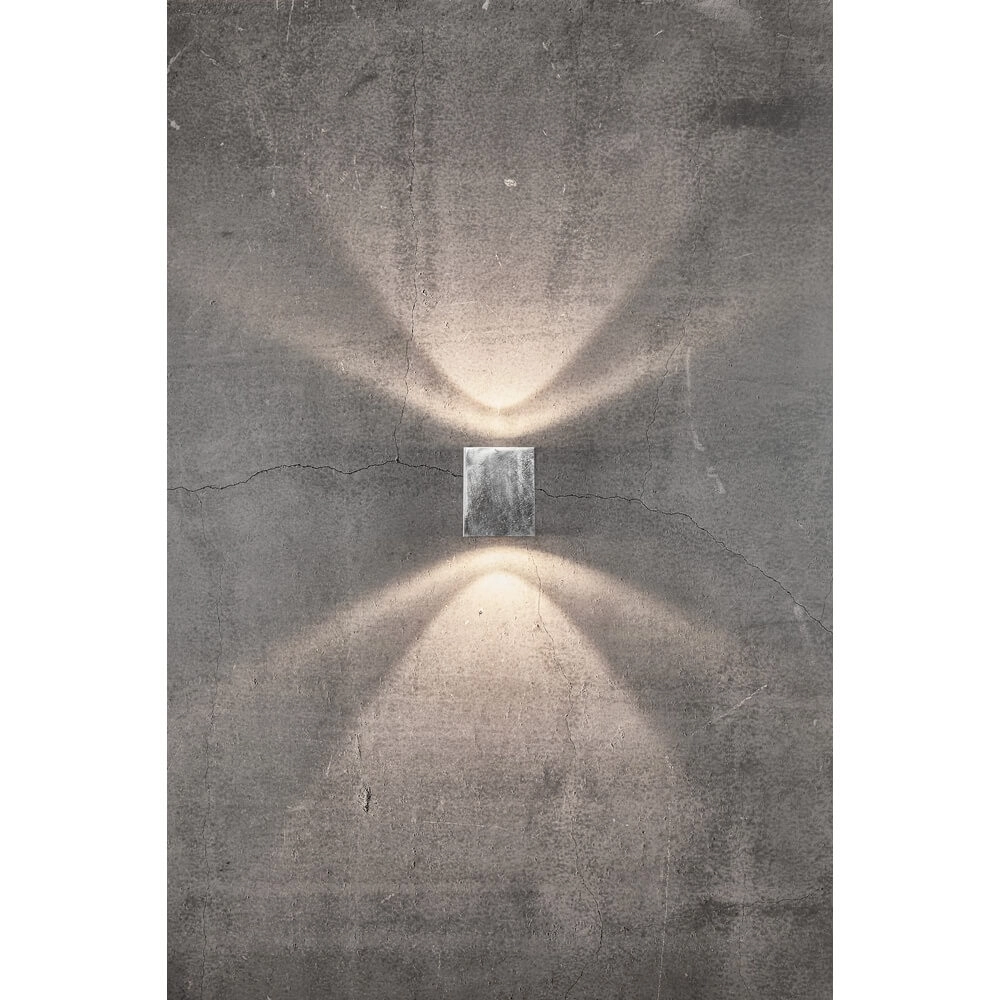 Spot carré Canto Zinc vers le haut et vers le bas Nordlux 5701581483286