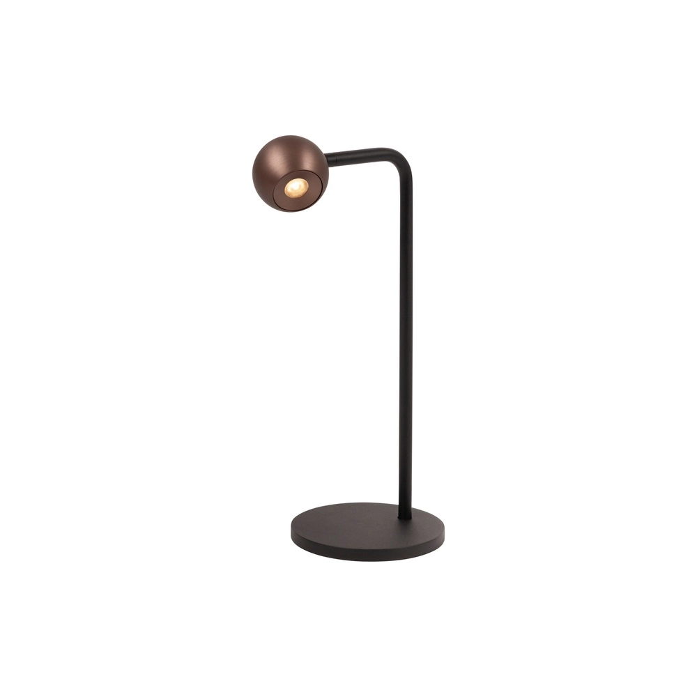 Lampe de table de conception Montana Café brun