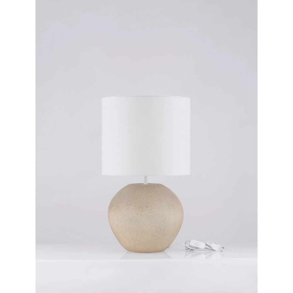 Lampe de table Mizu crème avec capuche blanche Lyora 5212017468901
