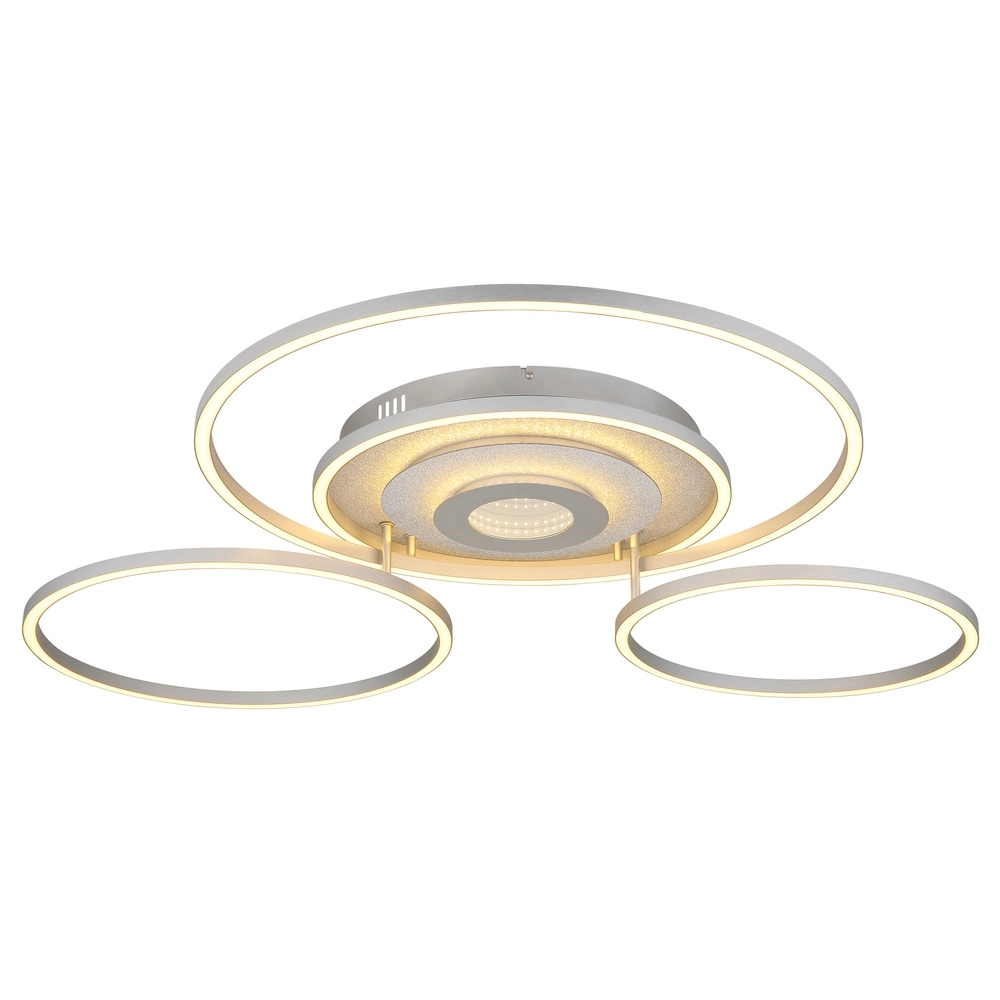 Lampe de plafond à design Miles 99,2 x 99,2 cm Globo 9007371592722